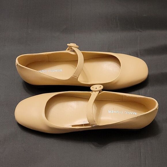 BRAND NEW  MARC MARY JANE CHUNKY LOW  HEEL ROUND TOE ANKLE STRAP FLATS - Picture 8 of 16